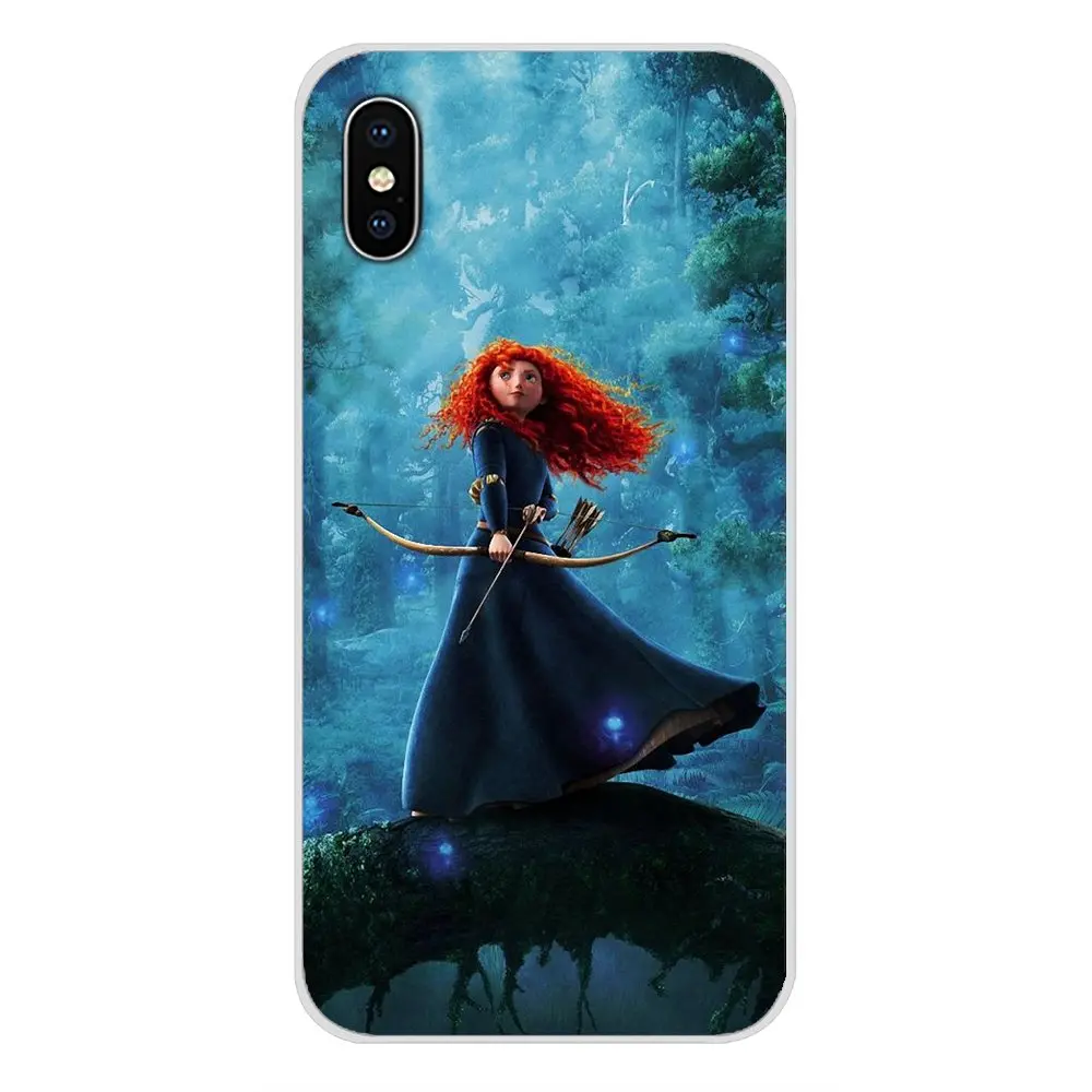 images 3 Для Apple iPhone X XR XS 11Pro MAX 4S 5S 5C SE 6 S 7 8 Plus ipod touch 5 6 силиконовый кожаный чехол для фильма "смелая принцесса" Мерида Арчер - Цвет: images 3