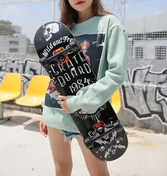 Adult Tenager Longboard Maple Skateboard 2020 Fashion Skateboard Complete Peny Skate Board Four Wheels Skate Board 26 Colors