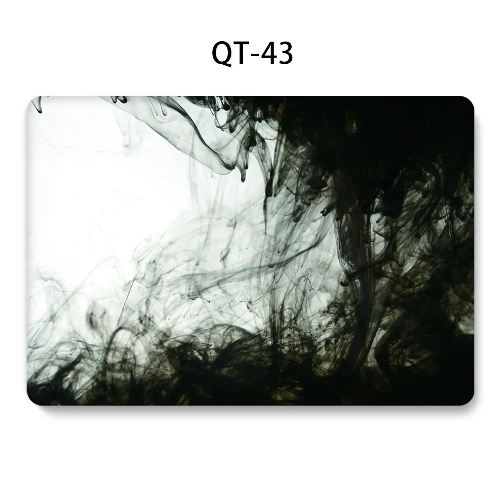 Чехол для ноутбука MacBook Touch ID Air 13 Pro retina 11 12 15 для mac book New Pro 13 A2159 Сенсорная панель жесткий корпус+ крышка клавиатуры - Цвет: 43