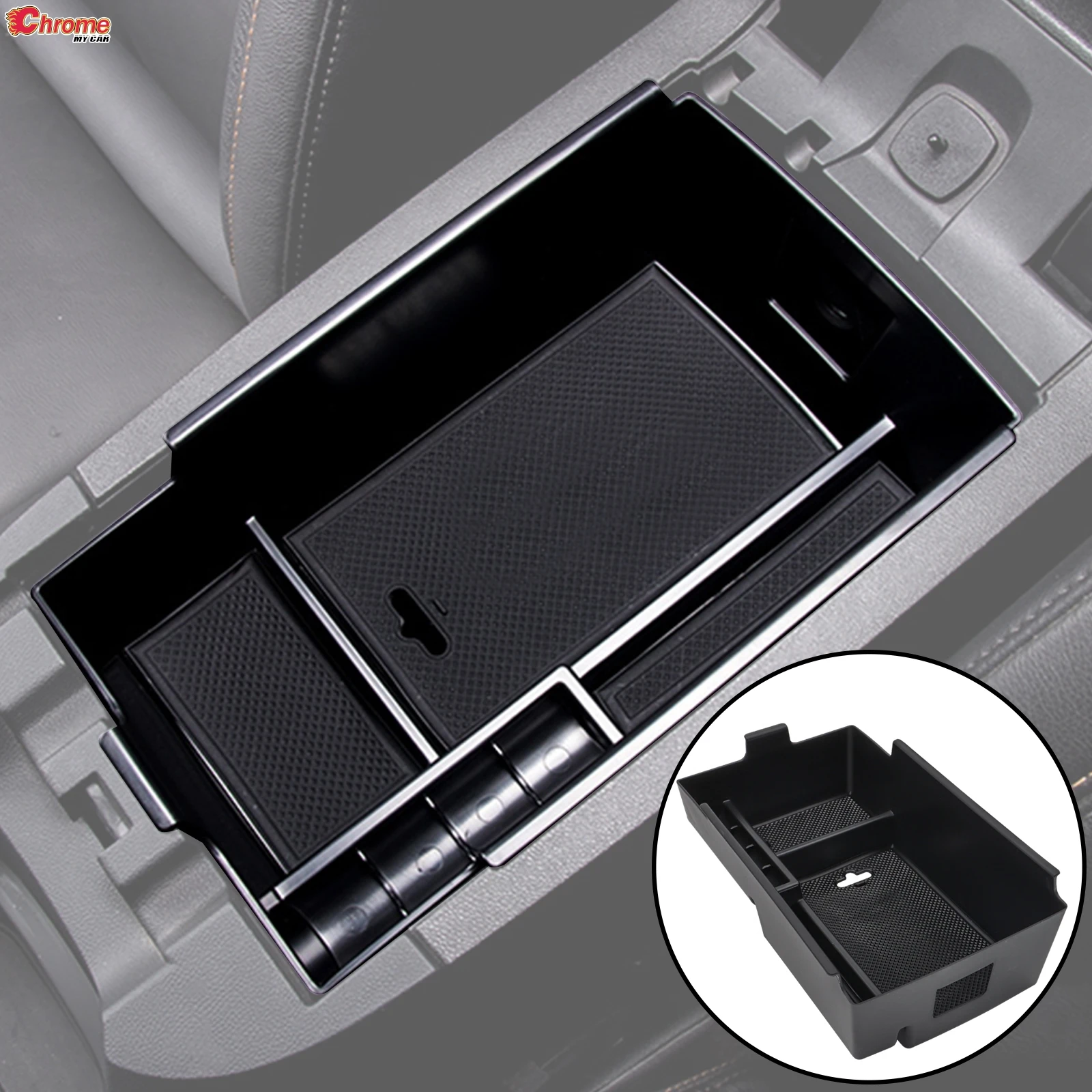 Center Console Organizer Armrest Storage Box For Chevy Chevrolet / Holden Equinox Accessories Container 2018 2019 2020 2021 Cars