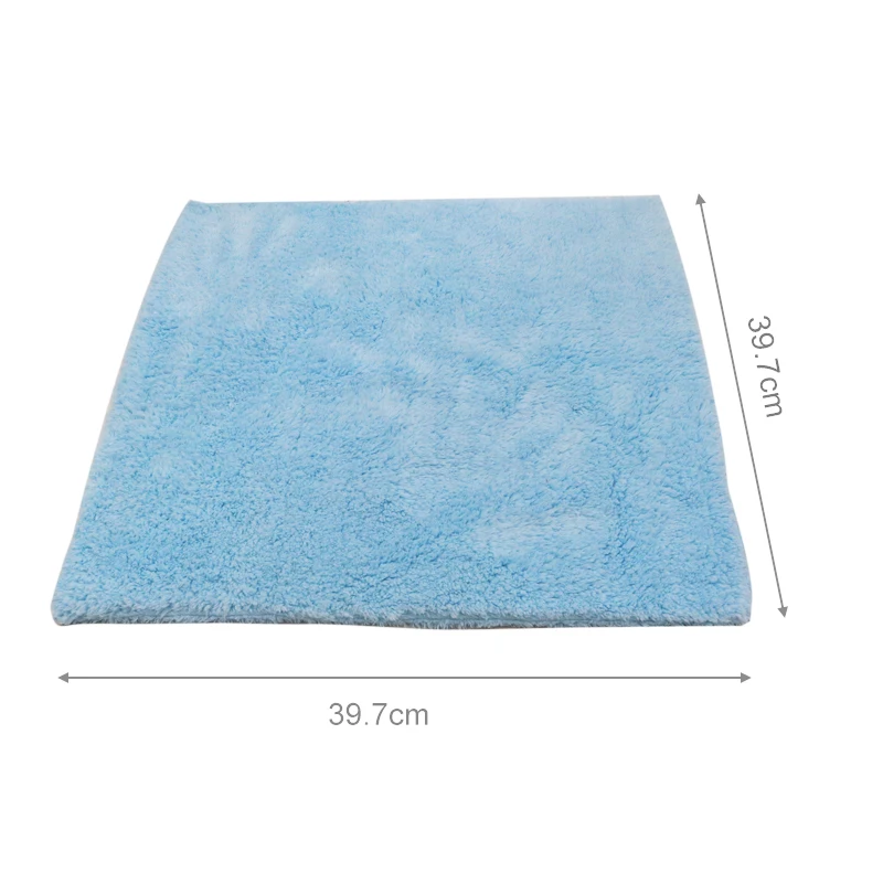 Полотенце из микрофибры высокого качества 40X40 см, 500 г/см, ультрамягкое полотенце без косточек, идеально подходит для мытья автомобиля, сушки и детализации