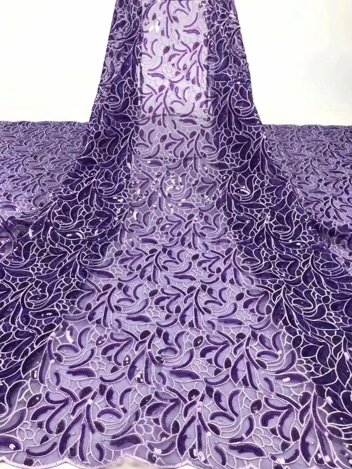 Французский кружевной ткани 5yds/pce magenta блёстки камни вышивка сетки ткани для женщин великолепные Лагос вечерние asoebi bella швейцарское платье - Цвет: 1