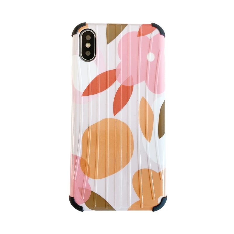 Простой чехол для телефона с цветочным рисунком для iphone 11, promax XS Max, чехол для iphone X, XR, 6, 7, 8 Plus, задняя крышка, чехол s Capa