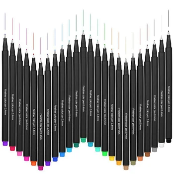 

24 Colors Gel Pen Colorful Neutral Permanent Fineliner Pens For School Office Pen Set Ink Pen Art Supplies w