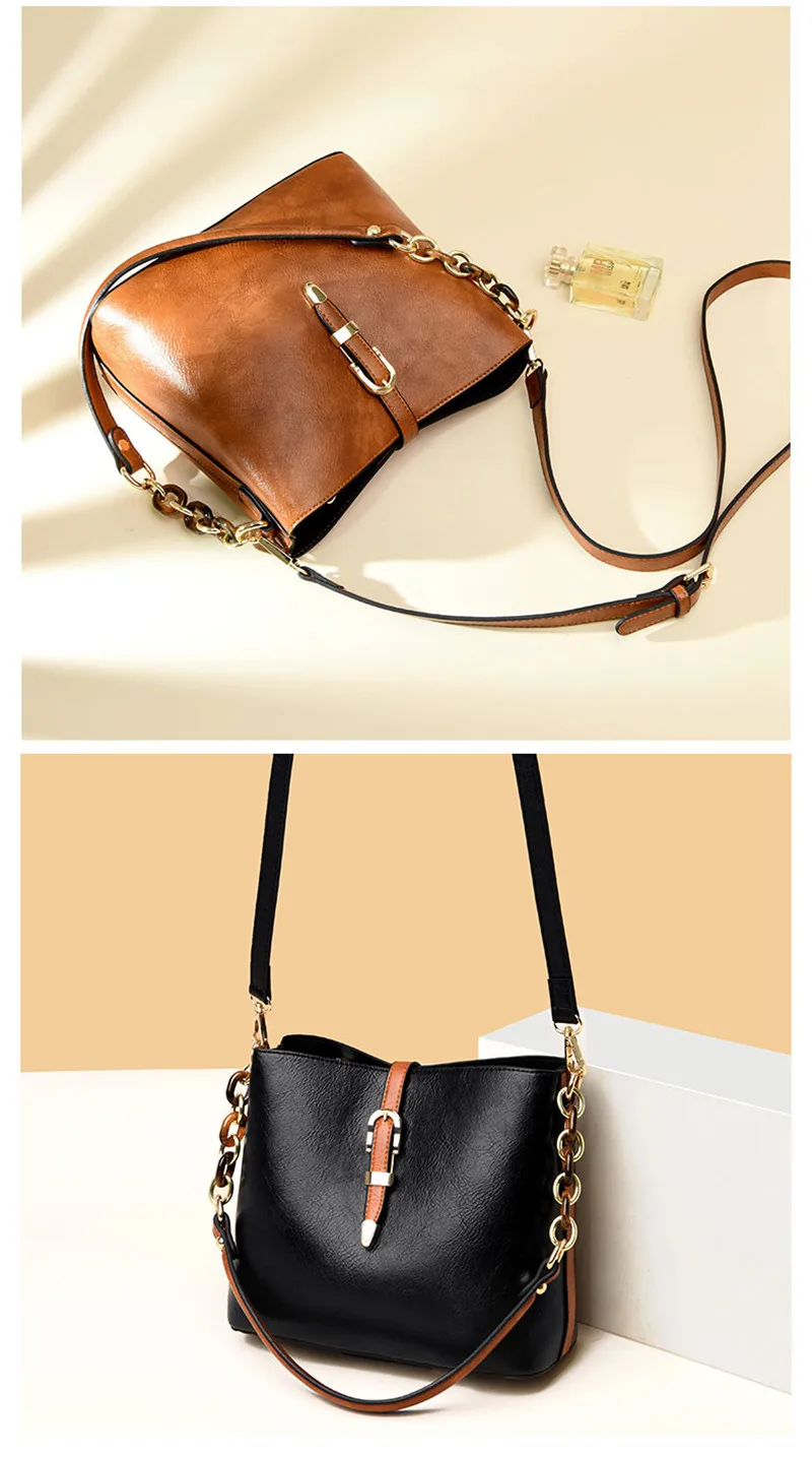 Винтажная дизайнерская женская сумка-мешок с цепочкой Роскошные брендовые сумочки мягкие кожаные сумки на плечо женские повседневные сумки через плечо Сумочка Sac