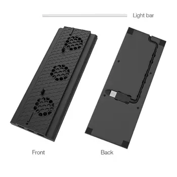 

Vertical Stand With 3 USB Ports Cooling Fan For X-box One X Holder Cooler H3CA