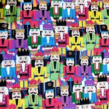 Красивая, широкая, 110 см, детская ткань, цветной Щелкунчик, solimers, печать, хлопок, ткань, шитье, сделай сам, платье/футболка/Одежда