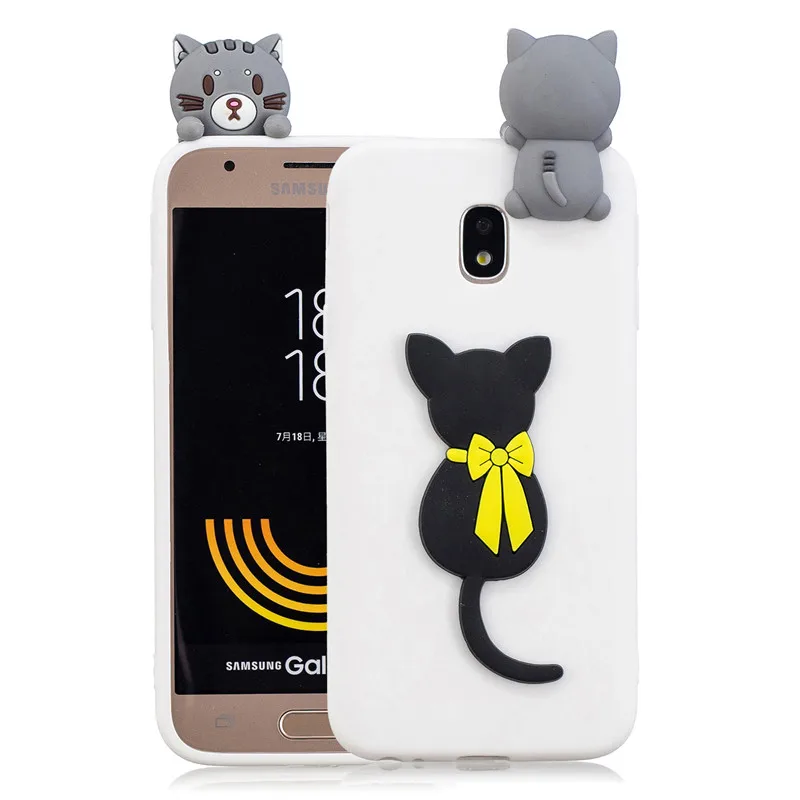 K 3D Милый Панда Единорог кактус силиконовый чехол для телефона на Fundas samsung Galaxy J3 J5 J7 A7 A3 A5 чехол для женщин и детей - Цвет: K
