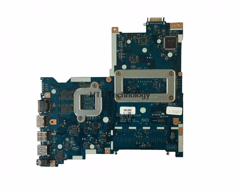 Promo  HOLYTIME Laptop Motherboard for HP 15-AY 15-BD 15-AC 854940-601 854940-001 BDL50 LA-D703P SR244 I3-