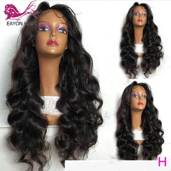 

EAYON 13x6 Lace Front Human Hair Wigs 250% Density Pre Plucked Remy Lace Wig Brazilian Body Wave Lace Frontal Wig For Women