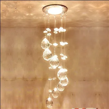 

Modern Small Crystal Ball Ceiling Lights Led Hanging Light Fixtures Ceiling Lamp For Corridor Balcony Aisle Hallway Light lustre
