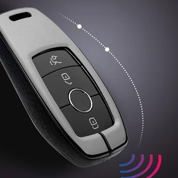 

Fob Car Key case Metal Remote Cover Protector For Mercedes-benz E S Class W213 New