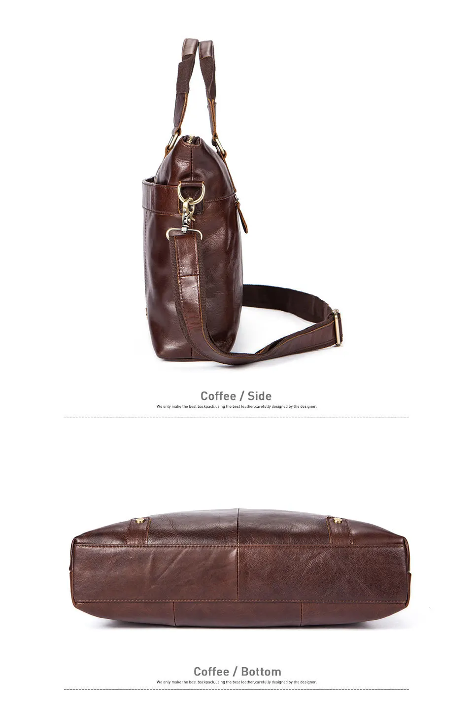Натуральная кожаная сумка Бизнес Для мужчин сумки для ноутбука сумка-портфель через плечо сумка через плечо; сумка Для мужчин сумка 7108