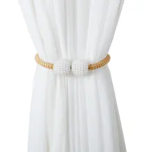 Новинка, 1 шт., магнитные ремни для занавесок, Перламутровые Шарики, подхваты для занавесок, подтяжки для галстуков, подтяжки, пряжки, зажимы, Аксессуары для штор, Подтяжки 25