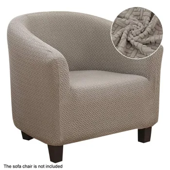 

Sofa Cover Chair Slipcover Non Slip Single Seater Easy Clean Home Decor Small Checks Pattern Elastic Bottom Living Room Daily