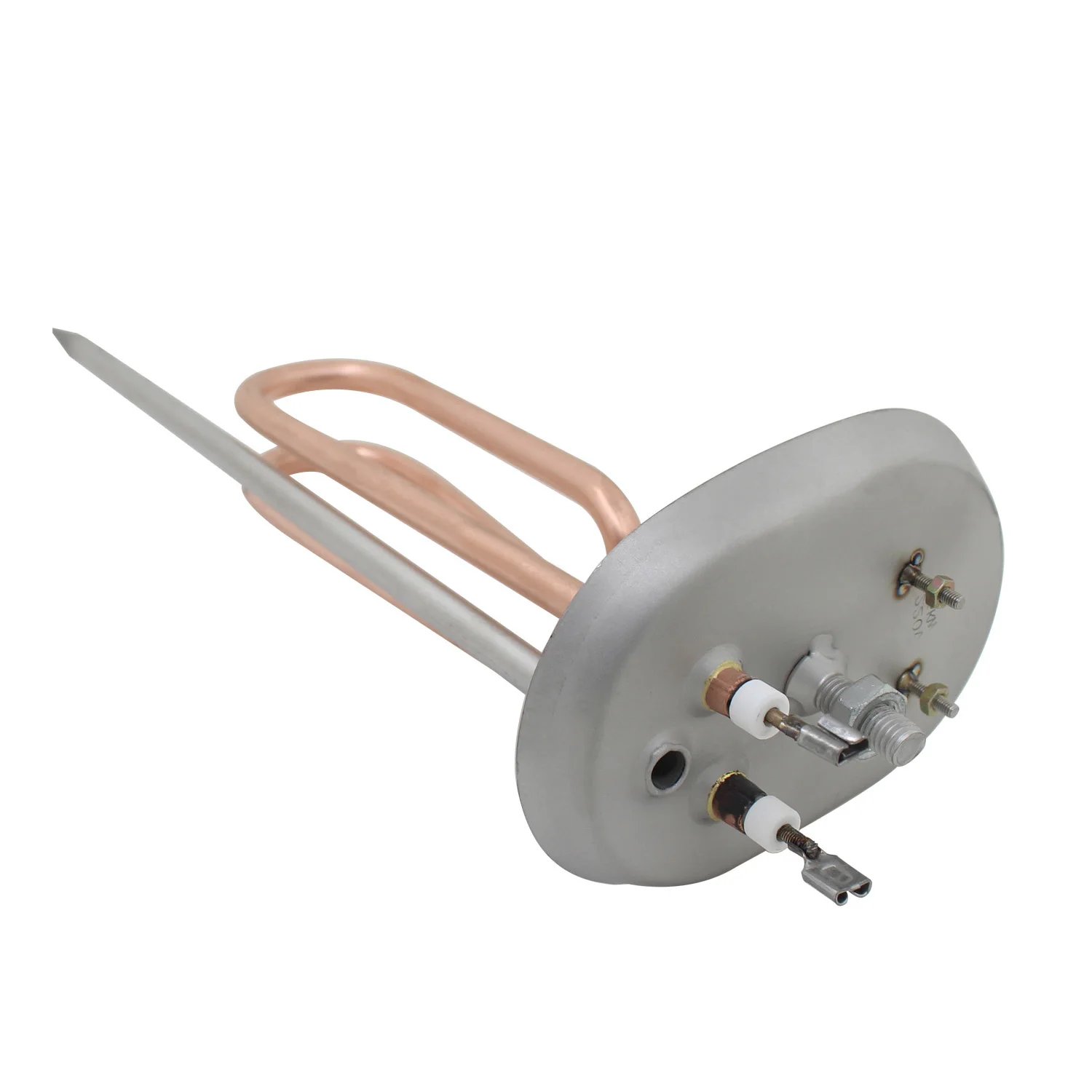 Temperature Control Hole for Ariston Water Heater Brass Heat Tube 50L 1200W  Electric Heating Element Tube Heating Rod with 2 _ - AliExpress Mobile