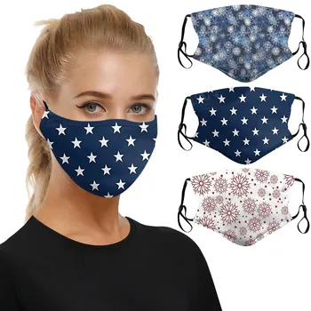 

Unisex Adjustable Windproof Reusable Printed Face Mask Reuseable Face Mask Mouth Cover Cloth Mouth Mask Washable Face Mouth Mask