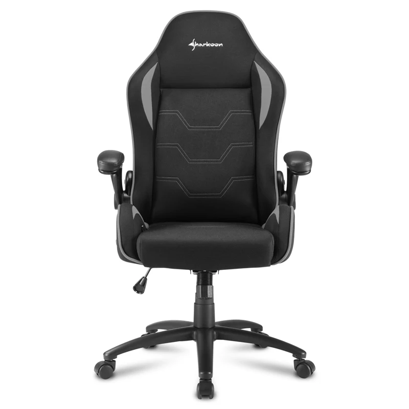 Игровое кресло Sharkoon Elbrus 1 компьютерное, до 120 кг, ткань/сталь/дерево