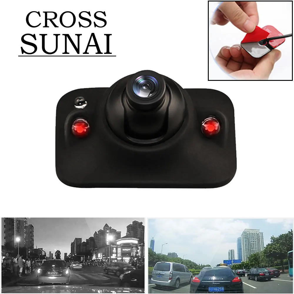 Mini Car HD Monitor Rear View Camera Car Front View Side Reversing DVR Wire Vehicle Night Vision Auto Backup Camera Waterproof