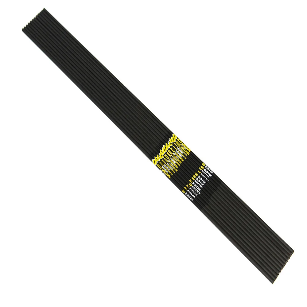6/12pcs100% чистый углерод стрелка вал spine500 600 700 800 ID4.2mm DIY для изогнутый лук стрельба из