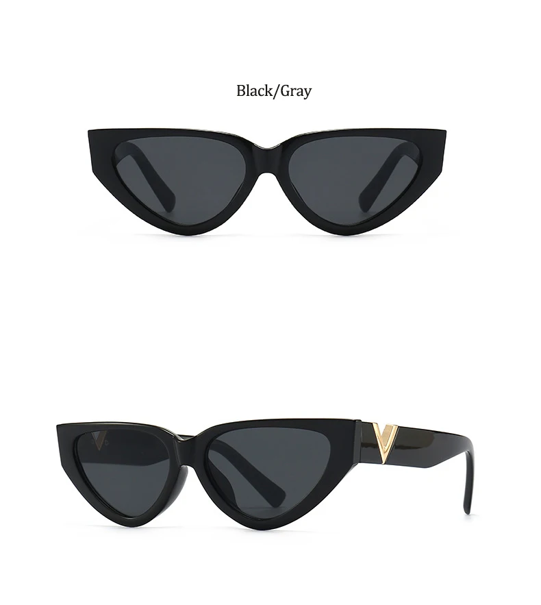 Luxusmarken-Sonnenbrille für Damen, Modische Cat-Eye-Brille mit Schwarz-Weißem Streifendesign, Trendige Moderne Damenbrille, Oculos – Detail 10