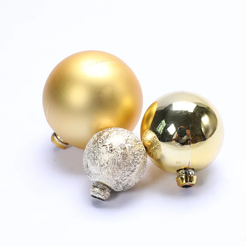 Xmas gold ball 3pcs Украшение для торта, мультяшный дедушка, папа, Супермен, украшение для торта ко дню рождения, набор - Цвет: Xmas gold ball 3pcs