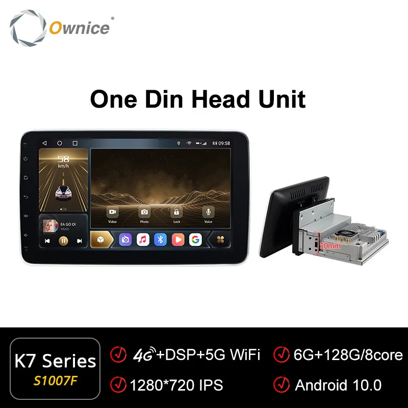 Универсальный автомобильный радиоприемник Ownice K7 6G + 128G 2 din для Nissan almera qashqai juke Toyota