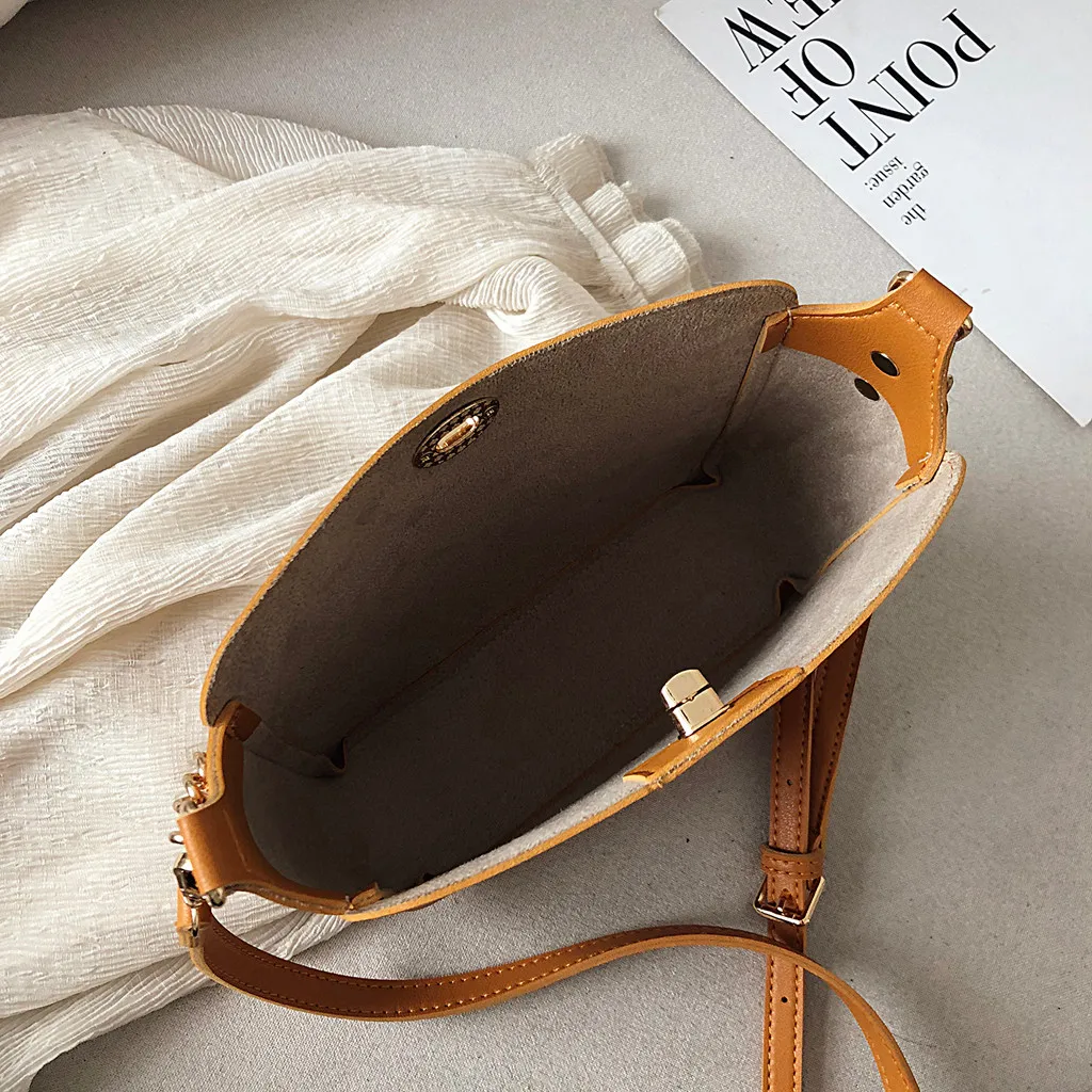 2 шт. модные женские ретро сумки с простой кожаной ручкой сумка через плечо bolsos mujer