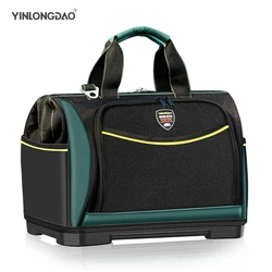 YLD sac à outils multifonction pour électricien, sac à outils multifonction, Oxford, étanche, grande capacité, résistant à l'usure, boîte à outils de rangement, outils de bricolage 