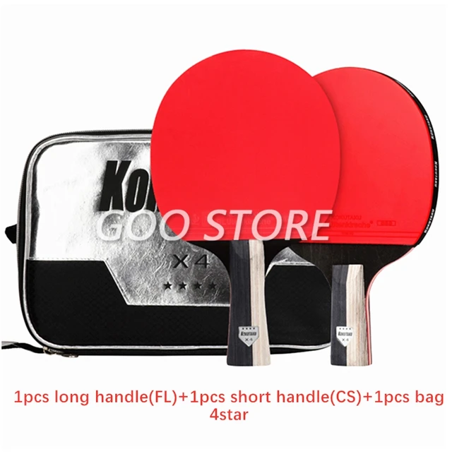 KOKUTAKU Racket 4/5/6 Star Carbon Table Tennis Racket ITTF Professional KOKUTAKU Ping Pong Bat Paddle 1 CS 1 FL 4STAR