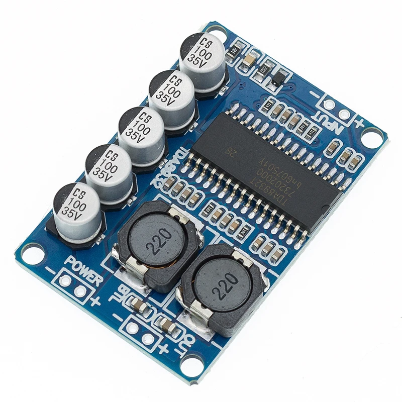 Плата цифрового усилителя малой мощности TDA8932 35 Вт моно модуль H74 1 шт.|power amplifier board