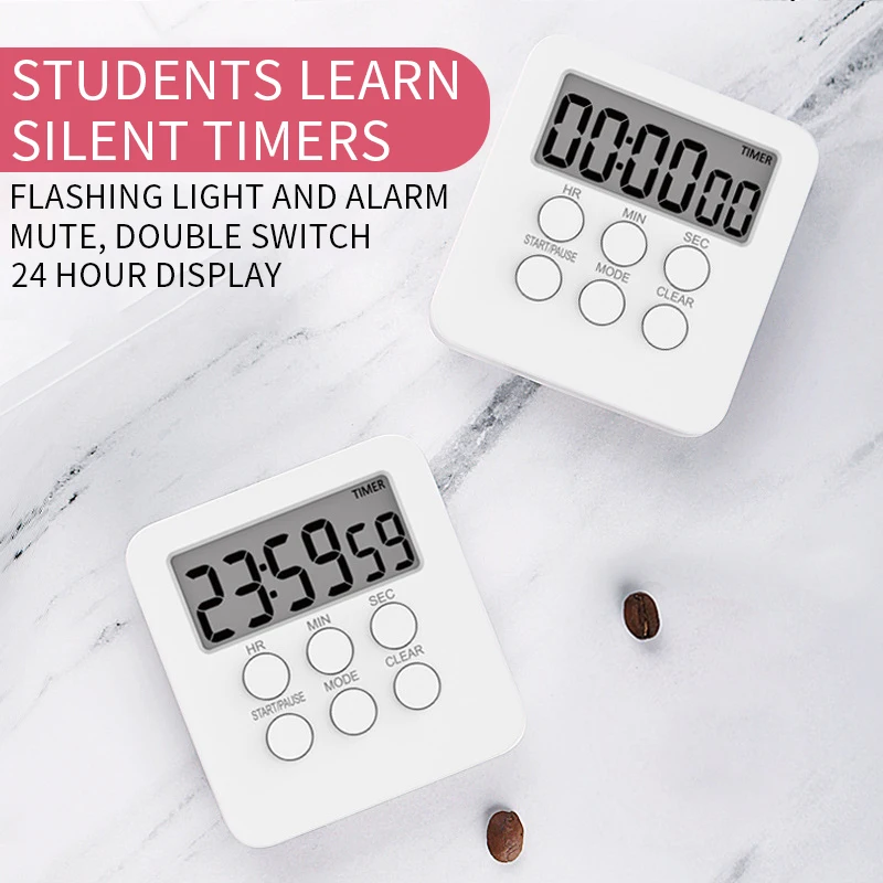 Digital Timer Count-Up and Count Down Time Clock AlarmClock Magnetic Backing Stand Hanging Hole for Cooking School Gym | Инструменты