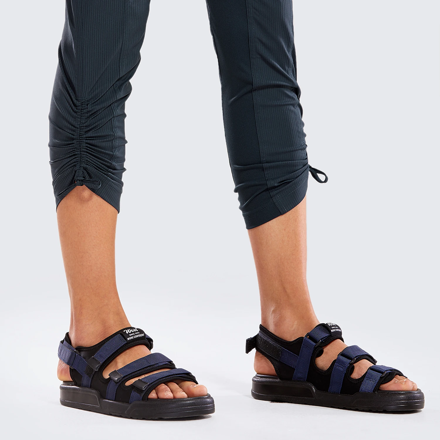La Isla women's Go to Studio Joggers брюки в полоску Зауженные Брюки с карманами-27 дюймов