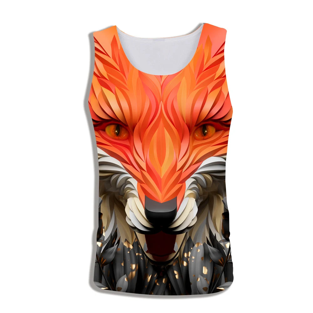 Animal Style Bird 3D Printed Colorful Bird Tops Cute cartoon character Tank Tops Vest Tops Fashion Clothing Tees S-XXXL