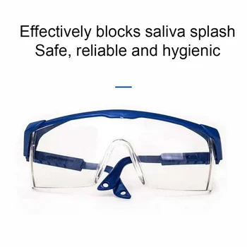 

5Pcs Protective Glasses Protective Mask Matching Supplies Safety Goggle Work Eyewear Safety Glasses Spectacles Protection Goggle