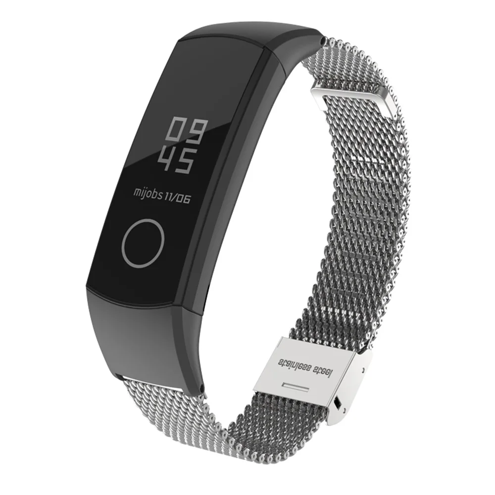 FIFATA модный металлический ремешок на руку для huawei Honor band 4 ремешки для часов для Honor 5 Смарт сменный ремешок для наручных часов ремешок аксессуары