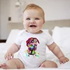 2020 Infant Newborn Bodysuits Baby Tupac 2pac Hip Hop Swag Print Short Sleeve Romper Fashion Jumpsuit Outfits Boys Girls Clothes 1