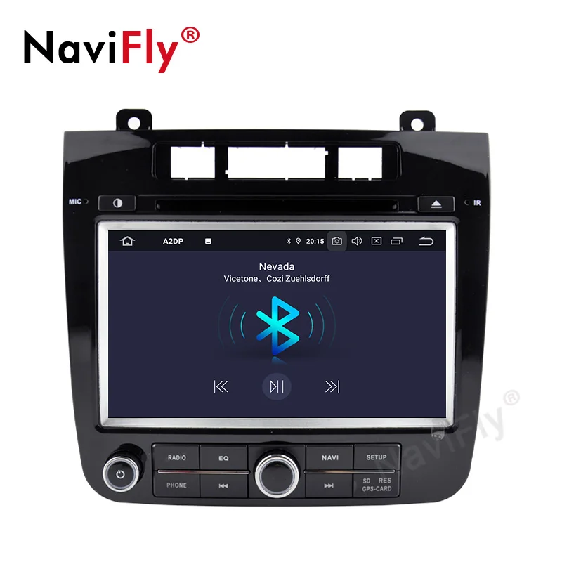 Cheap NaviFly Auto gps navigation for VW Volkswagen TOUAREG 2011-2015 Android 9.0 car radio stereo multimedia player 1080P HD WIFI BT 3