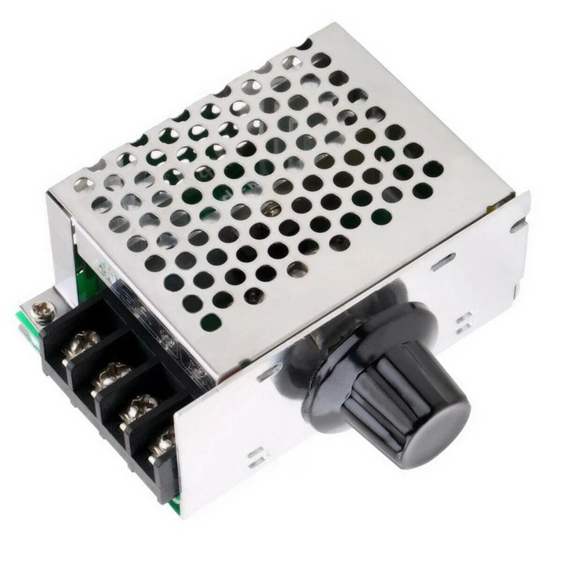 220V 4000W AC SCR Электрический Напряжение регулятор диммер мотор Скорость контроллер Мощность