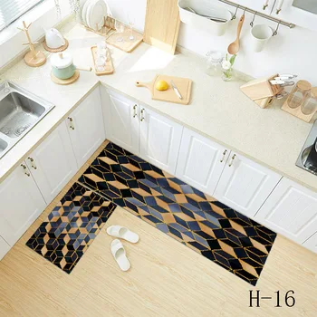 

Nordic Long Kitchen Mat Geometric Anti Slip Floor Mat Water Absorb Bath Mats Living Room Bedroom Carpet Hallway Rugs Home Decor