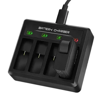 

4 Slots Battery Charger Type C Battery Charging Station for Gopro Hero 5 6 7 8 Universal Batteries Accessories