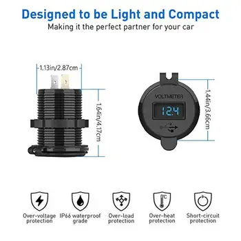 

Double Port Socket Car Charger Metal Cigarette Lighter Car Charger Charging Socket Power Distributor Accessories Fast Adapt T8B2