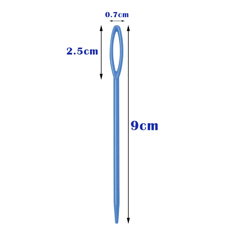200 шт 7 см 9 см красочные пластиковые спицы для вязания крючком Крючки гобелены шерсть спицы для пряжи детей DIY свитер Ткачество инструменты