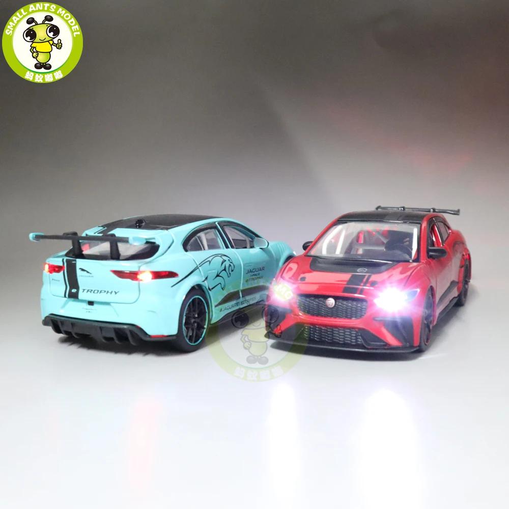 Koop 1 32 I PACE eTROPHY JACKIEKIM Diecast Model AUTO Speelgoed voor kinderen geschenken Geluid Verlichting Pull Back