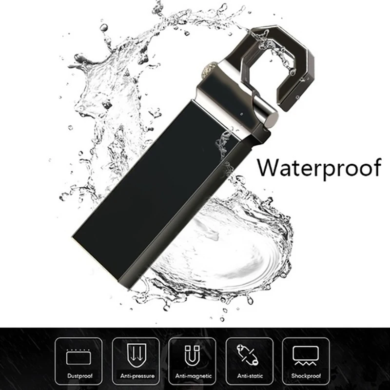 Высокоскоростной usb флеш накопитель 128 Гб 64 ГБ 32 16 8 флешка водонепроницаемый
