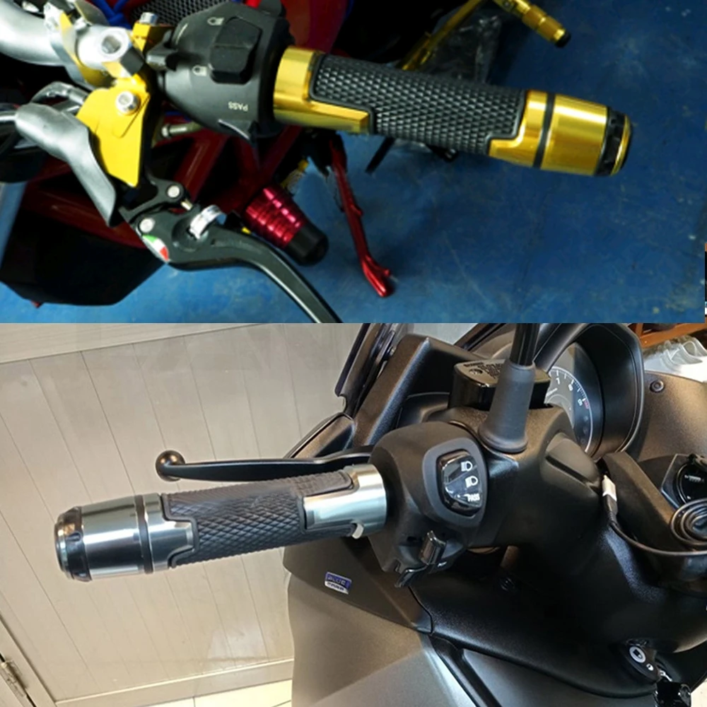 Для HONDA CBR125R 7/8 ''22 мм CNC алюминиевые+ пластиковые универсальные ручки для мотоцикла cbr125R рукоятка и концы рукоятки для руля CBR 125