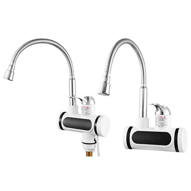 Instant Electric Water Heater Kitchen Bathroom Rapid Heating Basin Faucet  Tankless Hot Water Sink Tap with Temperature Display - AliExpress
