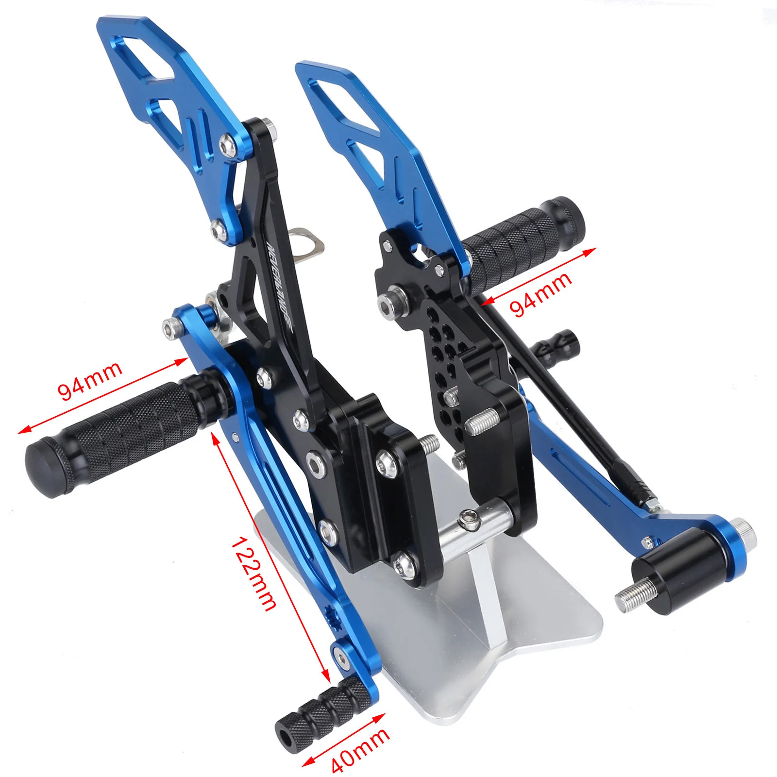 Мотоцикл подножка для ног для езды на велосипеде для SUZUKI GSX-R600/750 GSXR 600 750 2006 2007 2008 2009 2010 двигатель Rearset сзади комплект