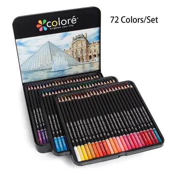 

Colore 72 Colors/Set Colored Pencils Drawing Coloring Pens Art Supplies