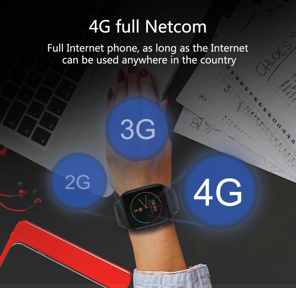 Смарт-часы X01S с 4G сеткой, одиночный сенсорный ips экран, сообщение, пуш-ап, водонепроницаемый силиконовый ремешок, будильник, батарея 600 мАч, HD фото часы